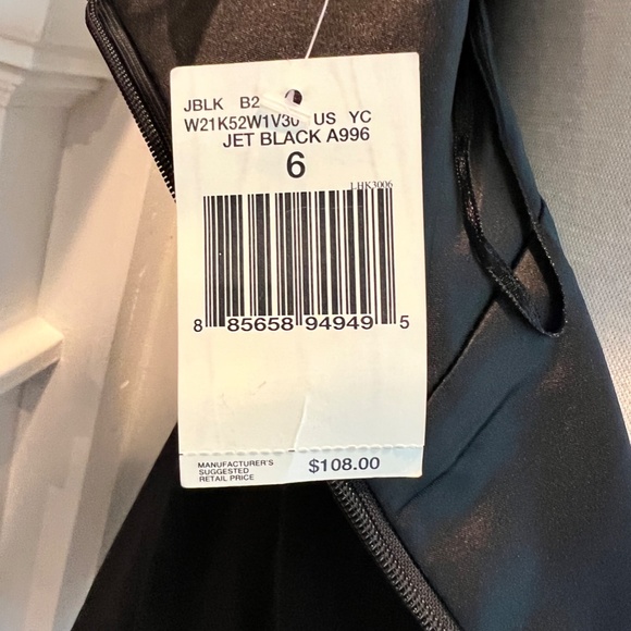 NWT GUESS Black Chiffon Halter Neck Dress - Picture 6 of 6